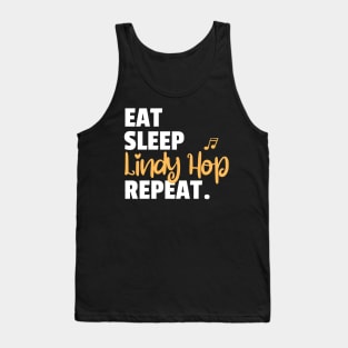 Eat. Sleep. Lindy Hop. Repeat. Tank Top